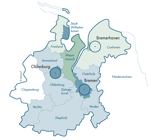 rebequa Perspektivenkarte 2020 Bremen/Oldenburg
